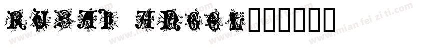 Rubai Angel字体转换